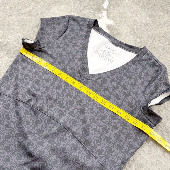 L.L. Bean Lycra Active Geometric Print Dress Small - Picture 11 of 12